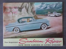 SUNBEAM RAPIER SERIES IIIA orig 1961 UK Mkt Sales Brochure - 3 3A