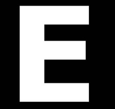 3" White Self Adhesive Stick On Vinyl Numbers & Letters Postbox House Bin