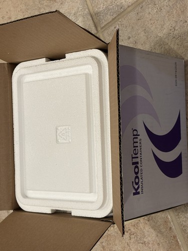 Insulated styrofoam cooler - insulated,