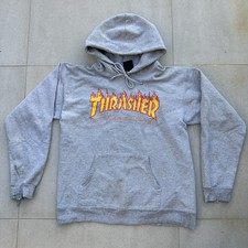 Thrasher USA Men's Grey Cotton