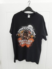Wychwood Brewery Hobgoblin Halloween T-Shirt Size Large Pit 2 Pit 23"