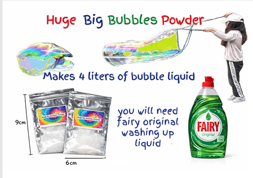 Huge giant bubble powder mix - bubble,