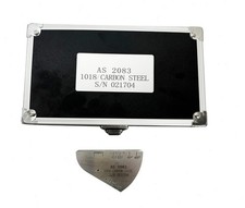 Ultrasonic Flaw Detector Calibration Block with Diameter 1.5mm/5mm 1018 Steel