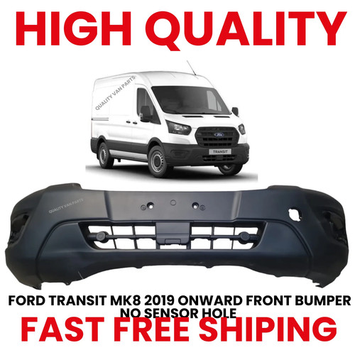 Front bumper textured - front, black