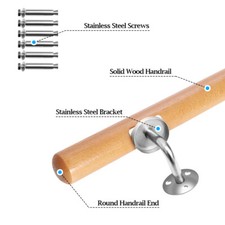 Beech Wood Stair Handrail