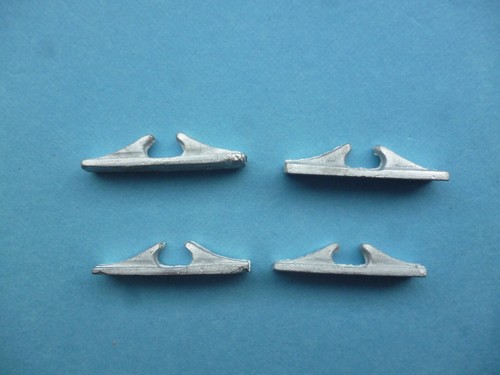 Model boat fitting white - model,
