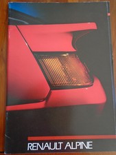 Renault Alpine brochure 1988
