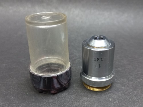 Soviet vintage microscope lens - microscope,