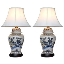 Pair of Chinese Ceramic Jar