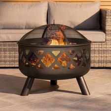 Charles Bentley Round Black