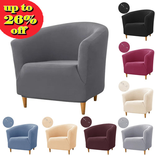 Tub chair cover solid - chair, elastic