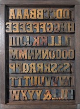 Antique Vintage Letterpress