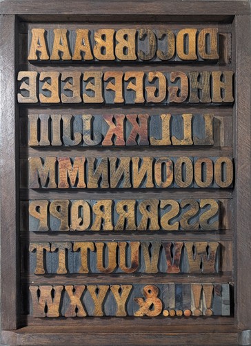 Antique vintage letterpress - vintage,