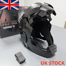 2025 Autoking Iron Man Black MK5 Helmet Electronic Wearable Voice-control Mask