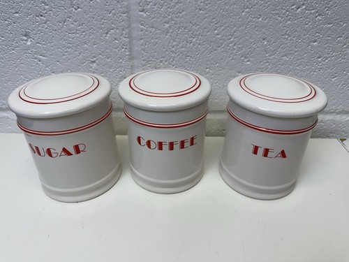 Retro tea coffee sugar white - tea, &
