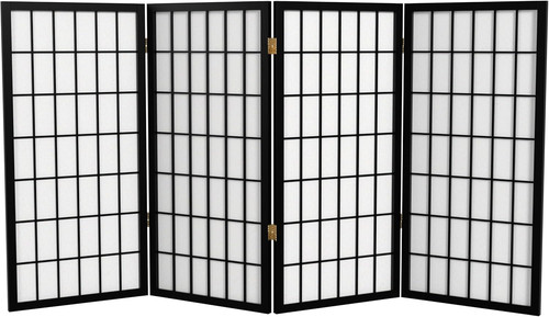 Elegant black shoji - black,