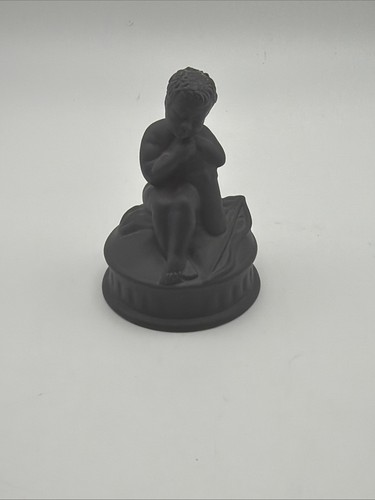Wedgwood black basalt seated - black,
