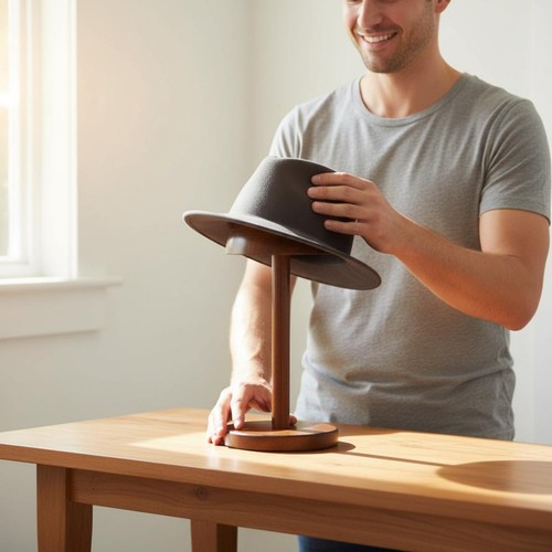 Vintage hat display stand easy - hat,