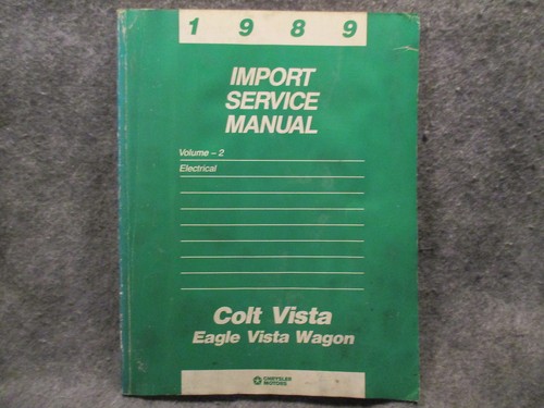 1989 chrysler colt - vista, eagle