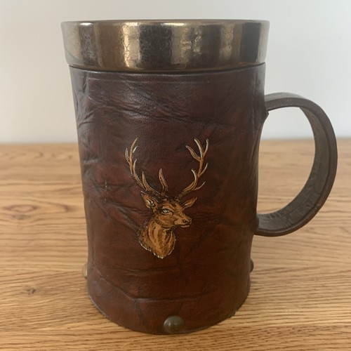 Vintage leather clad - vintage, stags