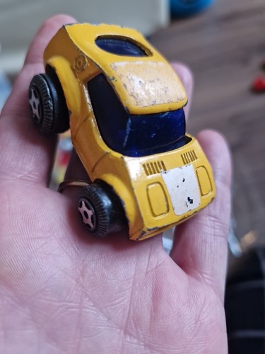 Lintoy vintage yellow diecast - lintoy,