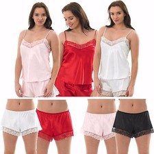 Ladies Satin Silk Lace Front