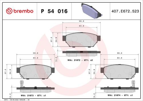 Brake pad set disc - set,,