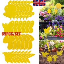 69Pcs Yellow Sticky Fly Trap