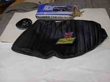 YAMAHA  SR250SE ,SEAT COVER ,PLAIN BLACK,NO LOGO  .Y177. MADE IN UK.