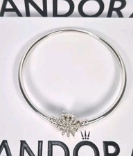 Pandora Firework Clasp Bangle, Good Condition With Pandora Packaging 19cm 
