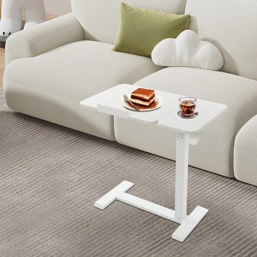 White mobile standing desk - white,