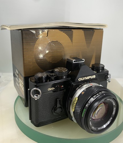 Olympus black 35mm slr - -,