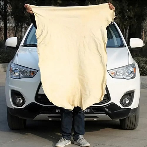 Large natural chamois leather - large,