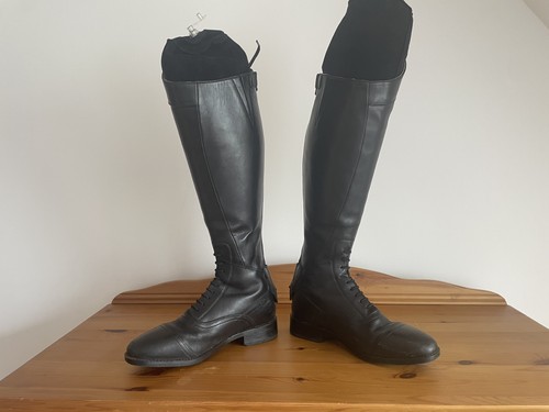 Mieux black leather field - black,