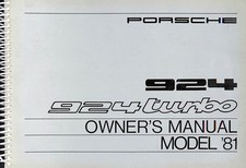 Porsche ~ 924 TURBO Driver's