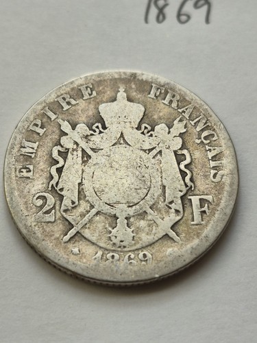 1869 empire francais francs - 2,