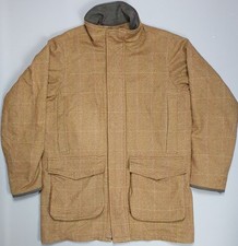 Musto Tweed New Wool Jacket Country Brown Shooting Hunting Coat Large