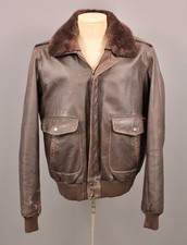 Mens VTG 80s Dark Brown