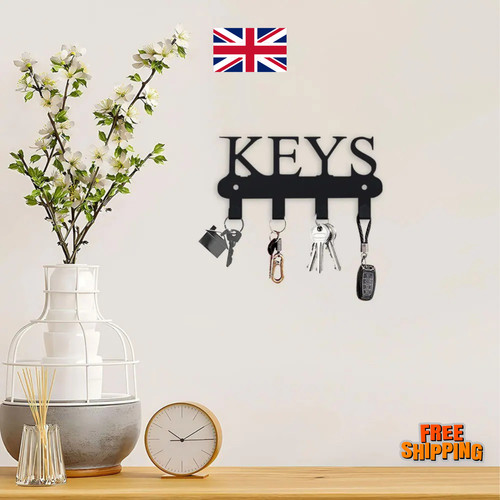 Vintage hanging wooden key - vintage,