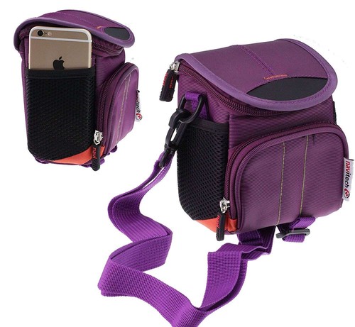Navitech purple camera - camera, bagfor