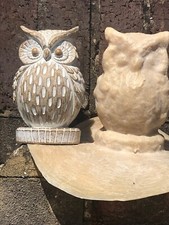 Latex Mould to make this Detailed Owl Ornament, Home or Garden Concrete Mold