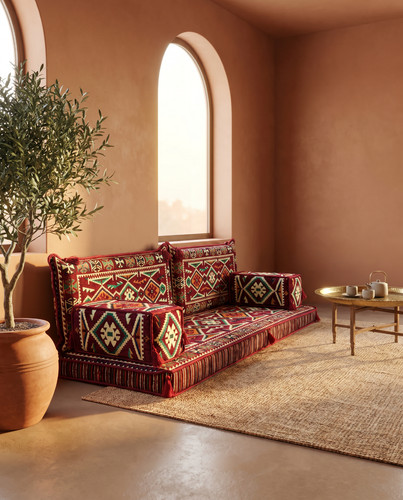 Three seater majlis floor - seater, sofa