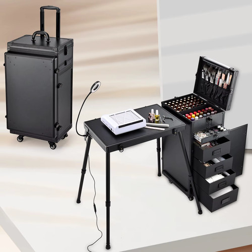 Rolling manicure table - manicure,