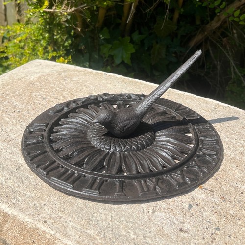 Sundial garden ornament bird - sundial,