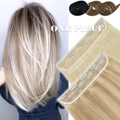 Real remy weft clip - real,