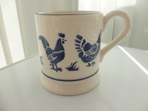 Emma bridgewater blue - blue, hen