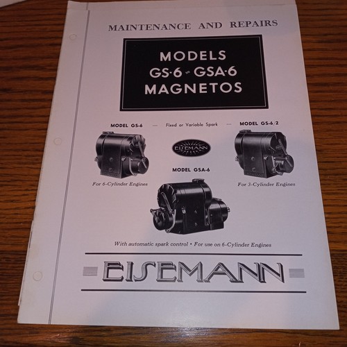 Vintage eisemann gs 6 - ,