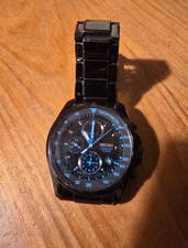 Seiko Men's Black Watch -