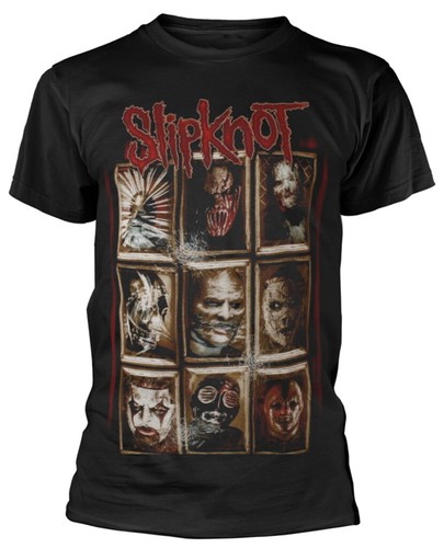 Slipknot masks shirt - masks, t-shirt