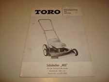 User Manual Toro Sickle Mower